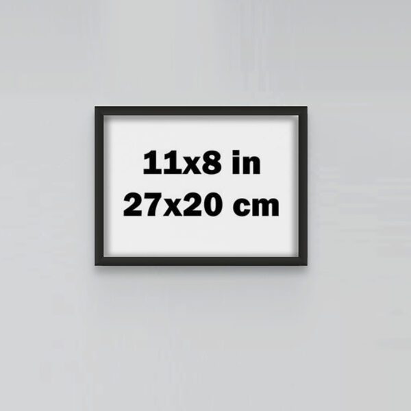 11"x 8" (20cm x 27cm) Landscape Single Photo Tile