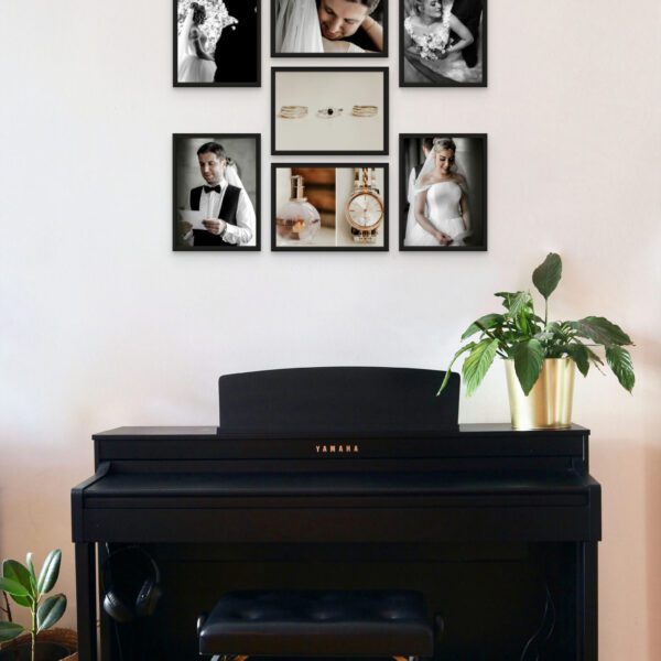 7 Photo Tiles - Customisable Wall Gallery