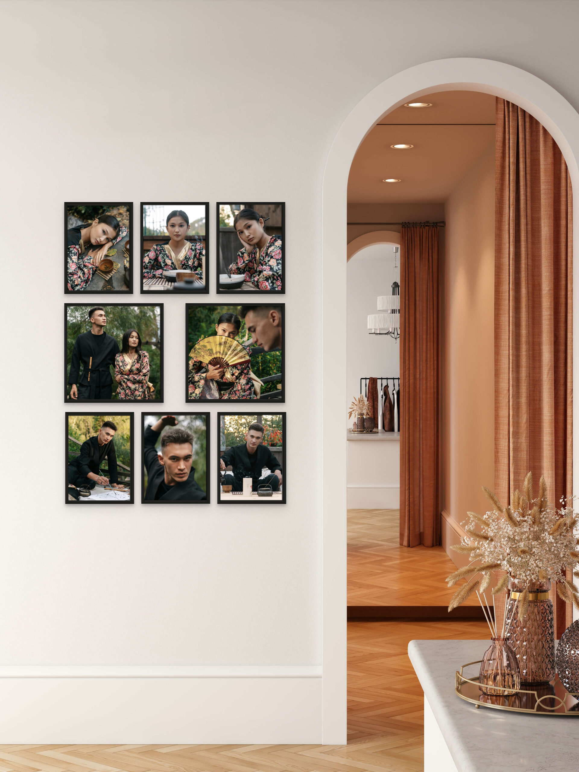 8 Photo Tiles - Customisable Wall Gallery 1 8 Photo Tiles - Customisable Wall Gallery