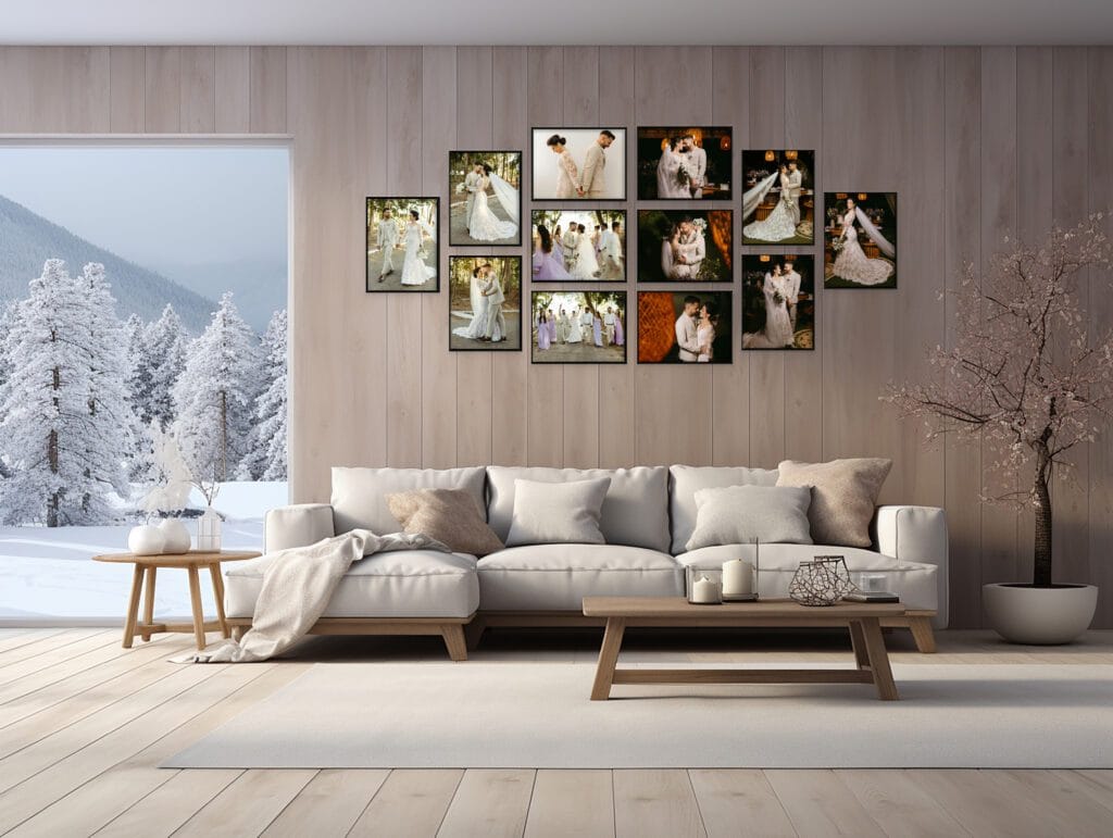 12 Photo Tiles - Customisable Wall Gallery - My Photo Wall - Quality ...