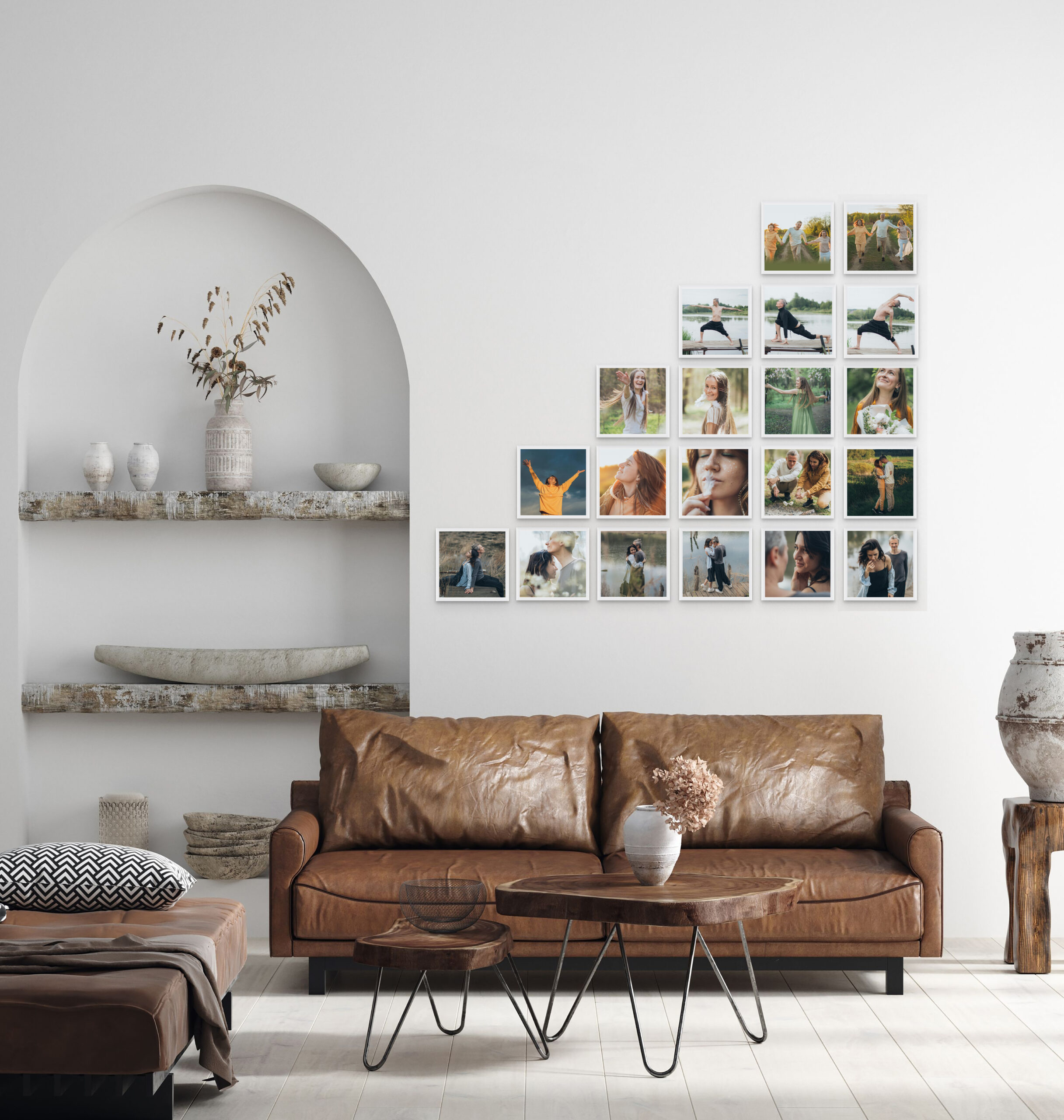 20 Photo Tiles - Customisable Wall Gallery 2 20 Photo Tiles - Customisable Wall Gallery - Image 2